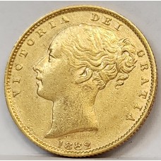 AUSTRALIA 1882 . ONE 1 SOVEREIGN . SYDNEY . GOLD